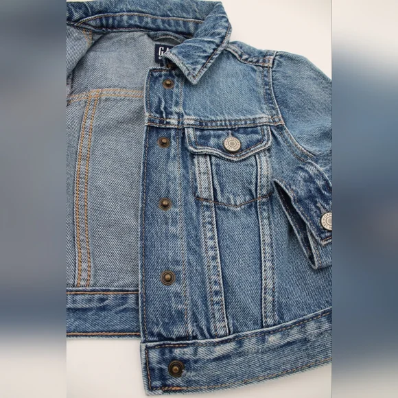 GAP Kids Girls Denim Jacket – Size 2T - Picture 4 of 5
